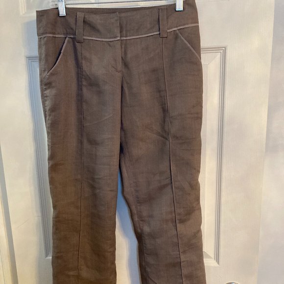 Linen Pants - Plum Color - NWT - Picture 10 of 12
